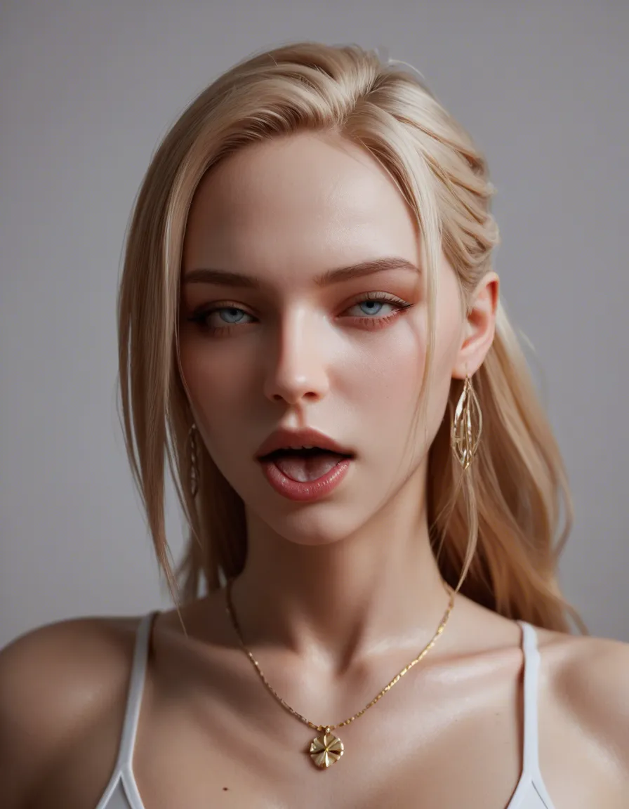 hoshimi miyabi,zenless zone zero, ears, ahegao, anime, 3d, score_9, score_8, candid photo, realistic skin texture, visible skin pores, film grain, depth of field