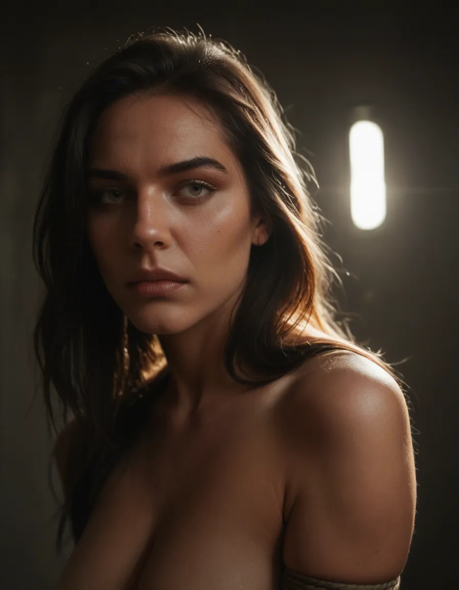 RAW photo, ultra realistic, multiple girls, gloves, bondage, backlit, photorealistic, score_9, score_8, candid photo, realistic skin texture, visible skin pores, film grain, depth of field