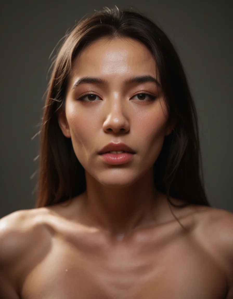 skinny asian getting fucked, score_9, score_8, candid photo, realistic skin texture, visible skin pores, film grain, depth of field