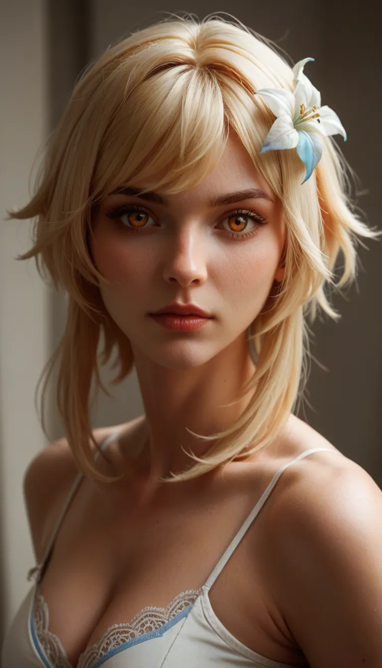masterpiece, best quality, ultra-detailed, 8k, absurdres,
Genshin Impact Lumine, short blonde hair with blue ribbon, amber eyes, beautiful face, perfect anatomy,
completely nude, naked, bare breasts, erect nipples, detailed pussy, smooth skin, water droplets on body, wet hair,
Lumine taking a shower in a modern luxurious beach house bathroom, standing under the rain shower head,
hot water cascading down her body, steam in the air, modern minimalist bathroom with large glass walls,
bright daylight coming from the window, sunny beach and ocean visible outside the window,
high angle view from slightly above, full body visible, dynamic pose,
Lumine slightly embarrassed, lightly flushed cheeks, shy expression, one hand gently covering her chest, the other hand touching the shower wall,
water streams running over her breasts and thighs, sensual atmosphere, highly detailed wet skin texture