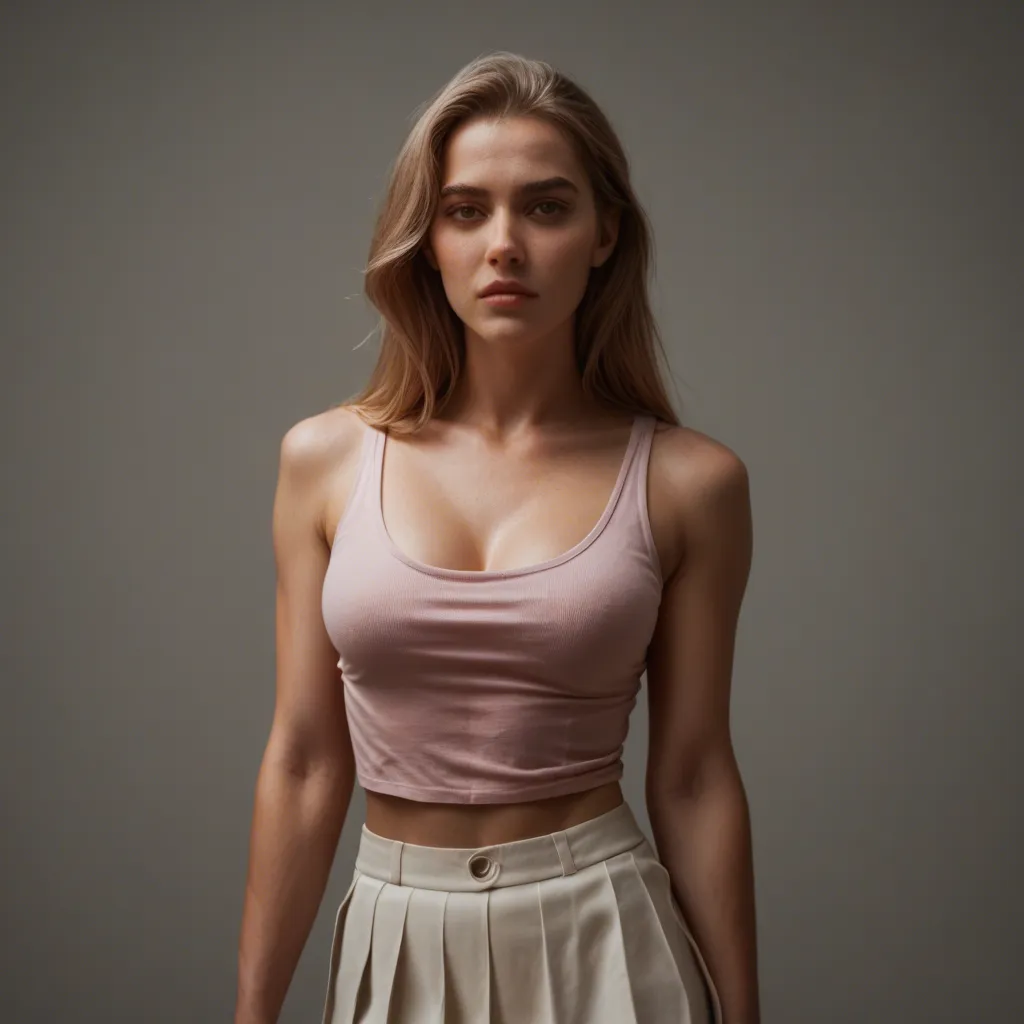 8k, sharp focus, cinematic realism
detailed skin, 18, long light brown hair, brown eyes, tiered white skirt, pink unbuttoned tank top, flip flops, held in the air, facing viewer, (anal penetration:1.5)