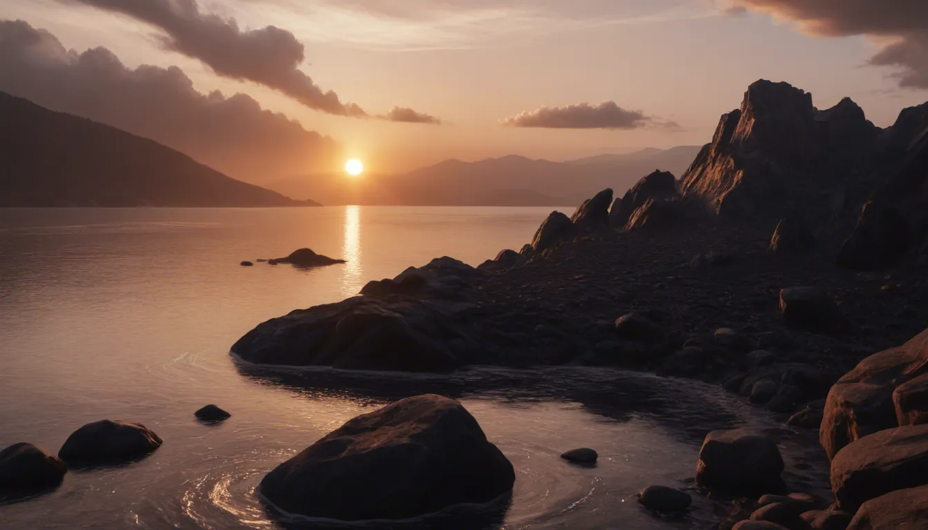 3D, Octane render, cinematic lights, ultra-detailed, at a river on a rock, sunrise, god-rays, cloudy, A narrow_waist blonde straight_hair futanari woman, nude, very muscular cular, (muscular:1.8), topless, reverse rides her black boyfriends penis