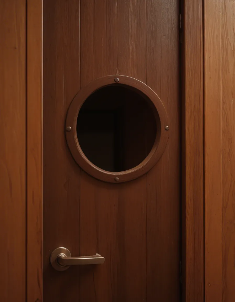 Keyhole reveal composition, gap focus, voyeuristic perspective, looking through irregular small jagged hole in old wooden door, heavily blurred dark wooden door texture filling 50%-60% of frame, creamy dreamy bokeh on the rough wood edges, narrow irregular peephole opening, through the small broken hole in the door, view of elegantly beautiful woman with blue hair, lying on bed, legs apart and masturbating with vibrator, mouth open, orgasm .  She is completely unaware of being watched, natural candid pose,  serene and private moment, cinematic lighting, delicate rim light from behind, , Ultra sharp focus on the woman through the narrow gap, razor-sharp detail on face and body,,, score_9, score_8, candid photo, realistic skin texture, visible skin pores, film grain, depth of field, score_9, score_8, candid photo, realistic skin texture, visible skin pores, film grain, depth of field, score_9, score_8, candid photo, realistic skin texture, visible skin pores, film grain, depth of field, score_9, score_8, candid photo, realistic skin texture, visible skin pores, film grain, depth of field