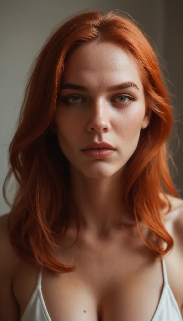 Redhead girlfriend looks you in the eye and says sorry as your work rival creampies her