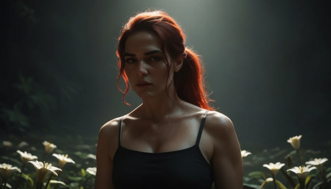 cinematic photo, 8k, lily is a 19 years old woman, with wavy red hair and ponytail, with medium tits, fair skin and freckles, outie opened shaved pussy. sophie is 19 years old brunette caucasian woman, curly hair in knob, pretty medium tits, shaved pussy, glasses. elle, a 35 years old with very long wavy blonde hair and medium tits.lily and sophie, standing with legs a bit open, are answering to elle, a journalist, in a naturist camp., film photography