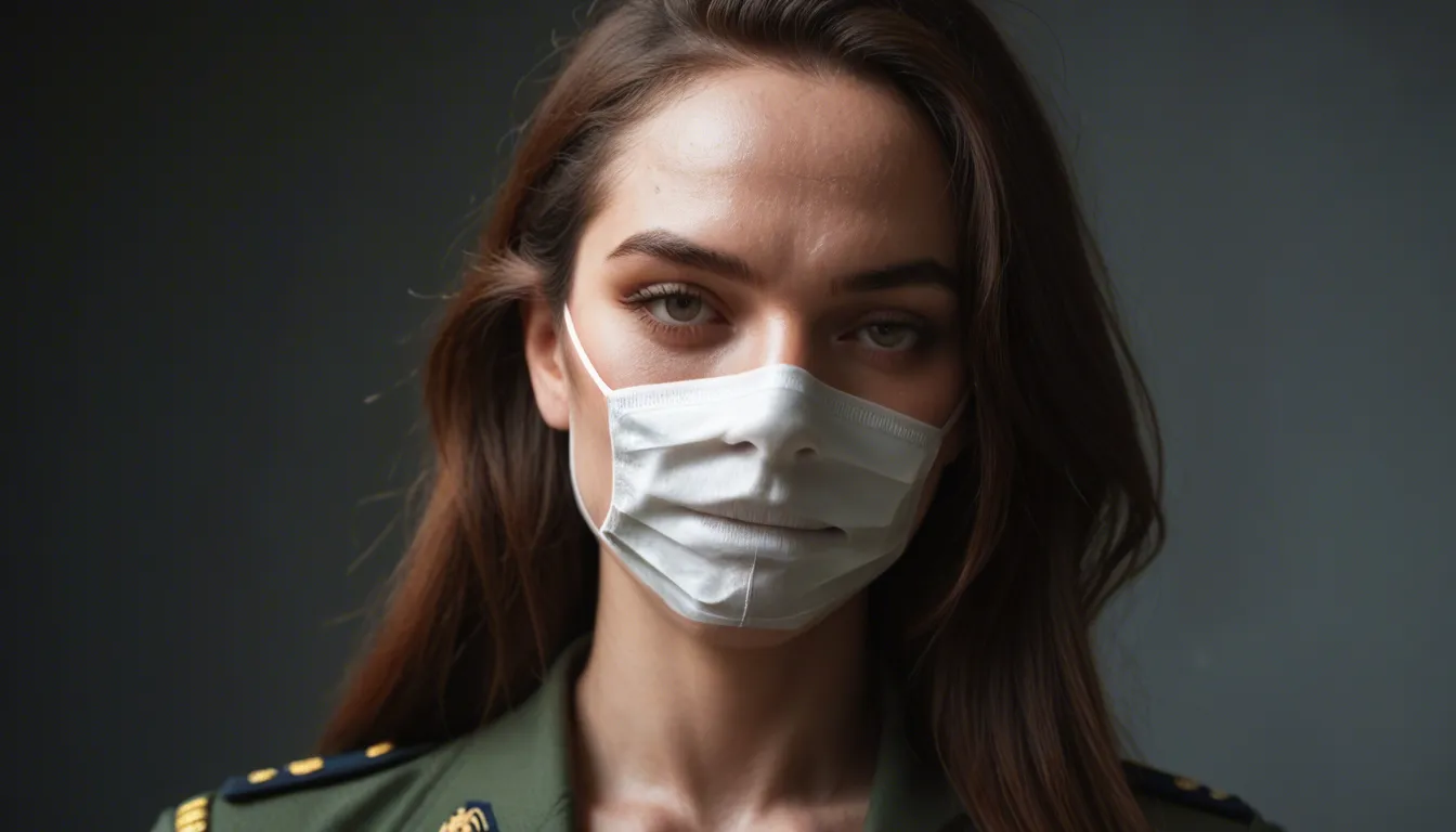 (hot busty  white hijabi dentist), 27yo with mask getting fucked  backshot and tits out with her uniform on too, score_9, score_8, candid photo, realistic skin texture, visible skin pores, film grain, depth of field