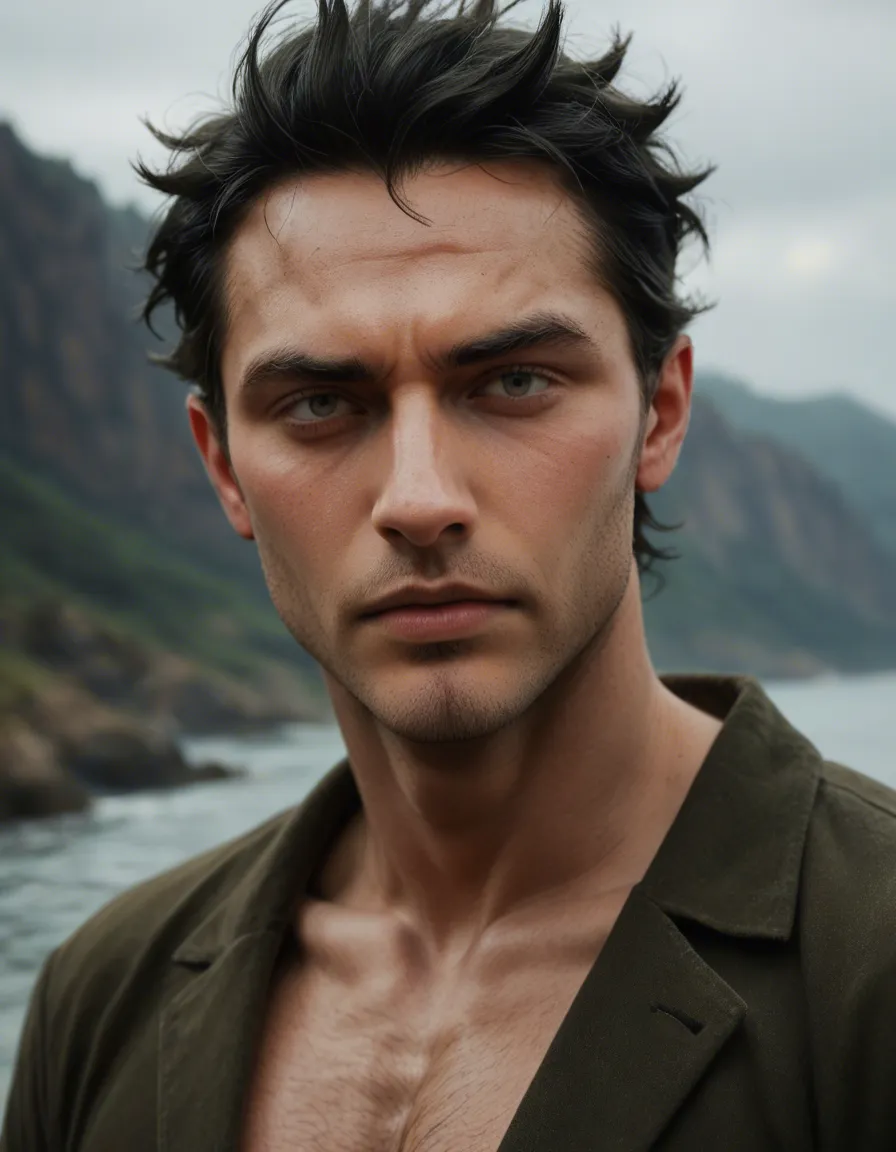 captain yami from black clover anime jerk off male_focus, score_9, score_8, candid photo, realistic skin texture, visible skin pores, film grain, depth of field
