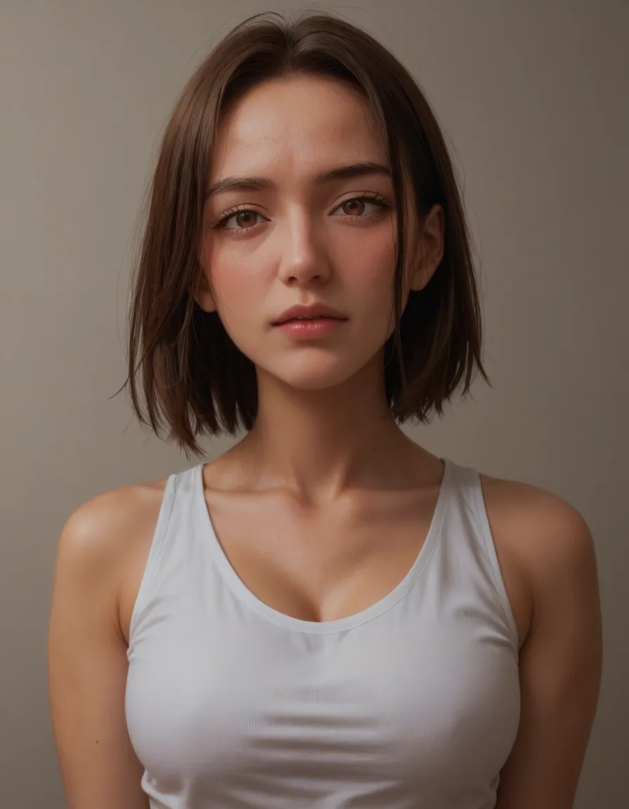 テレビ番組で、下着モデルの女性が、自分の身に着けている下着のフィット感を、共演者の人たちに実際に確かめてもらうことで、結果的に、その下着のPRが行われている様子を、画像生成して。, score_9, score_8, candid photo, realistic skin texture, visible skin pores, film grain, depth of field