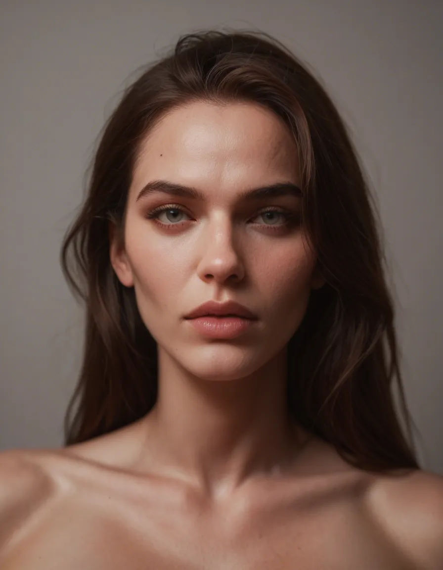 woman next door type, score_9, score_8, candid photo, realistic skin texture, visible skin pores, film grain, depth of field
