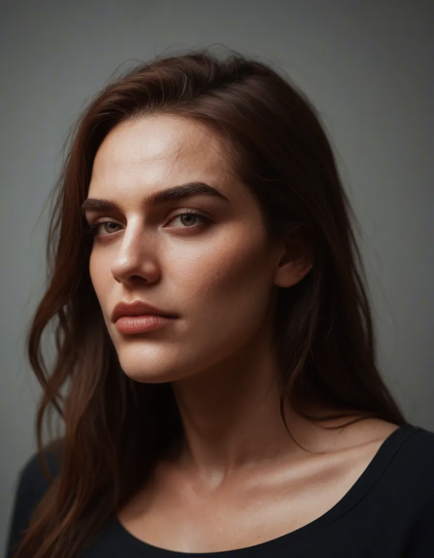 알몸. 생보지 큰가슴, score_9, score_8, candid photo, realistic skin texture, visible skin pores, film grain, depth of field