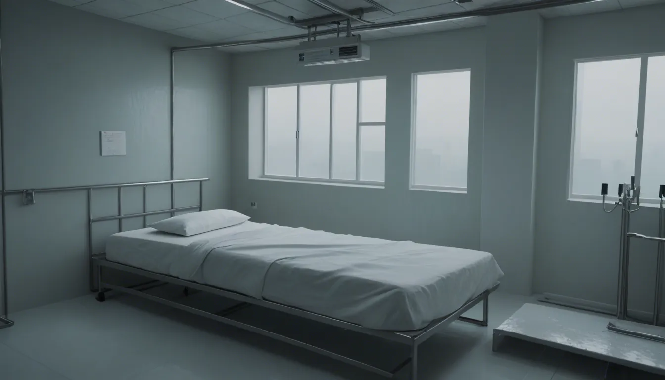 Setting: Hospital examination room, near a window, lots of hospital equipment; the main focus is on the treatment table in the room.
In the examination room, a woman is sitting on the treatment table with her arms shyly folded across her thighs, and a female doctor is standing next to her.

Characters: The woman on the treatment table is blonde, with very long platinum-blonde pigtails; she is of German ethnicity, a 30-year-old female bodybuilder, nude, topless, wearing a lace collar and a silver wrist bracelet on her left wrist, and a white skirt; she is very muscular with the physique of a female bodybuilder and has very small breasts (muscular: 1.9).

The female doctor is wearing a doctor’s uniform with a stethoscope, white doctors pants; however, her blouse is open, revealing one of her breasts and her abdominal muscles. She is of Caucasian ethnicity, a 40-year-old female bodybuilder with a high ponytail, blonde hair; she is very muscular with a female bodybuilder’s physique (muscular: 1.9), she has very large, erect nipples and small breasts.

The animation: the female doctor goes to The woman on the treatment table, and examinates her breasts