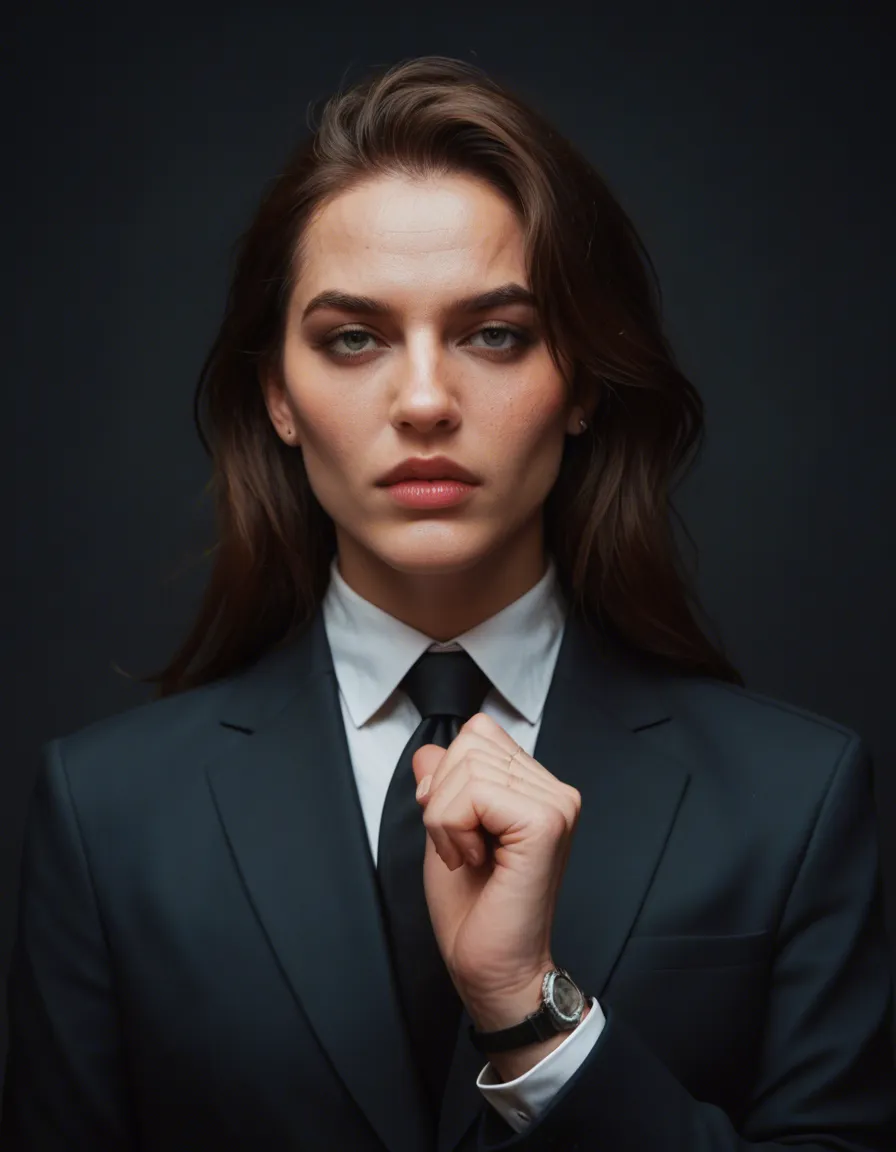 A 18 new_year old girl (german) gets fucked by a 18 new_year old german boy in a suit and with s watch. They are rich., score_9, score_8, candid photo, realistic skin texture, visible skin pores, film grain, depth of field