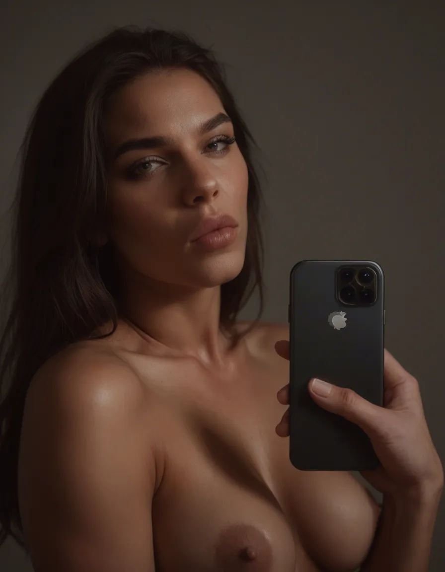 Women nice tits sucking small cock uncircumcised, score_9, score_8, amateur photo, phone snapshot, realistic skin texture, skin blemishes, soft indoor lighting