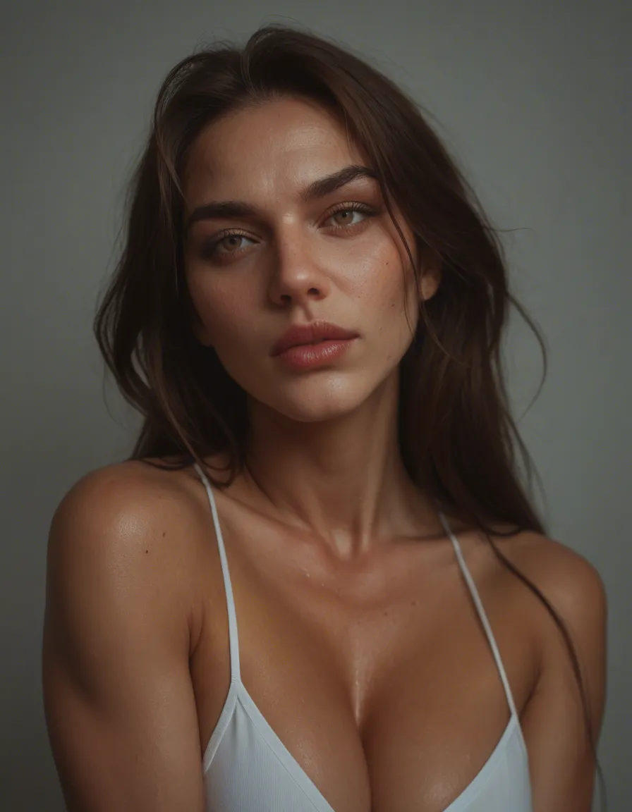예쁜 여자가 근육질 남성한테 박히고 있는 장면 동양인, score_9, score_8, candid photo, realistic skin texture, visible skin pores, film grain, depth of field