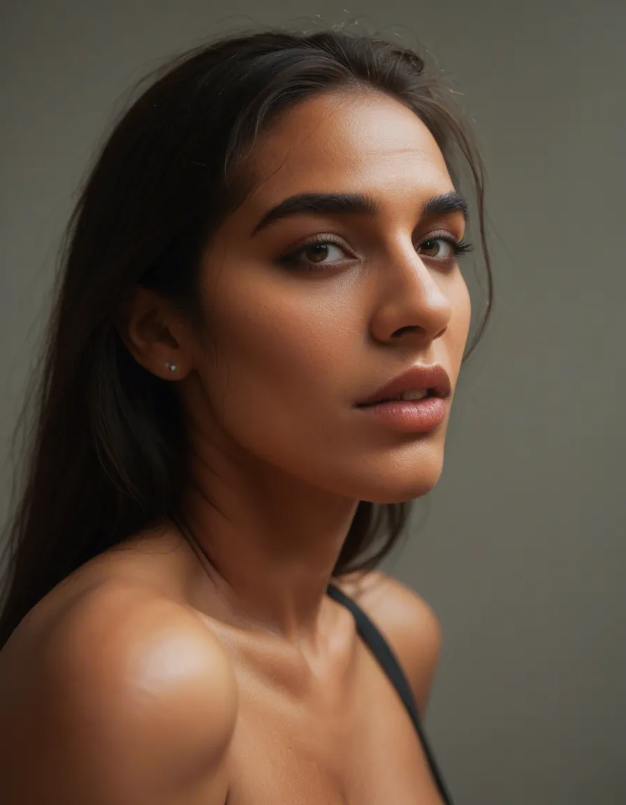 Pakistani woman getting fucked, score_9, score_8, candid photo, realistic skin texture, visible skin pores, film grain, depth of field