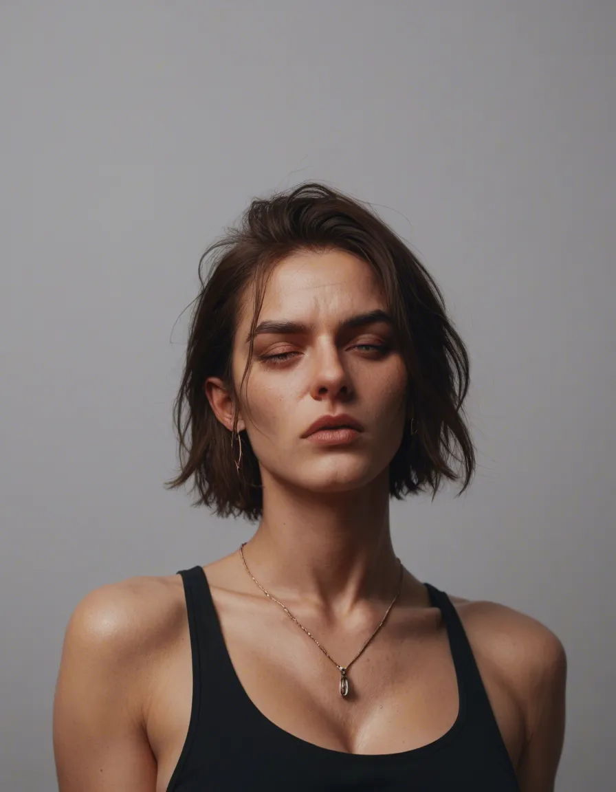 Çırılçıplak soyunuyorlar , adam kadının arkasını çevirip kocaman sikini kadının götüne sokup çıkartıyor, score_9, score_8, candid photo, realistic skin texture, visible skin pores, film grain, depth of field