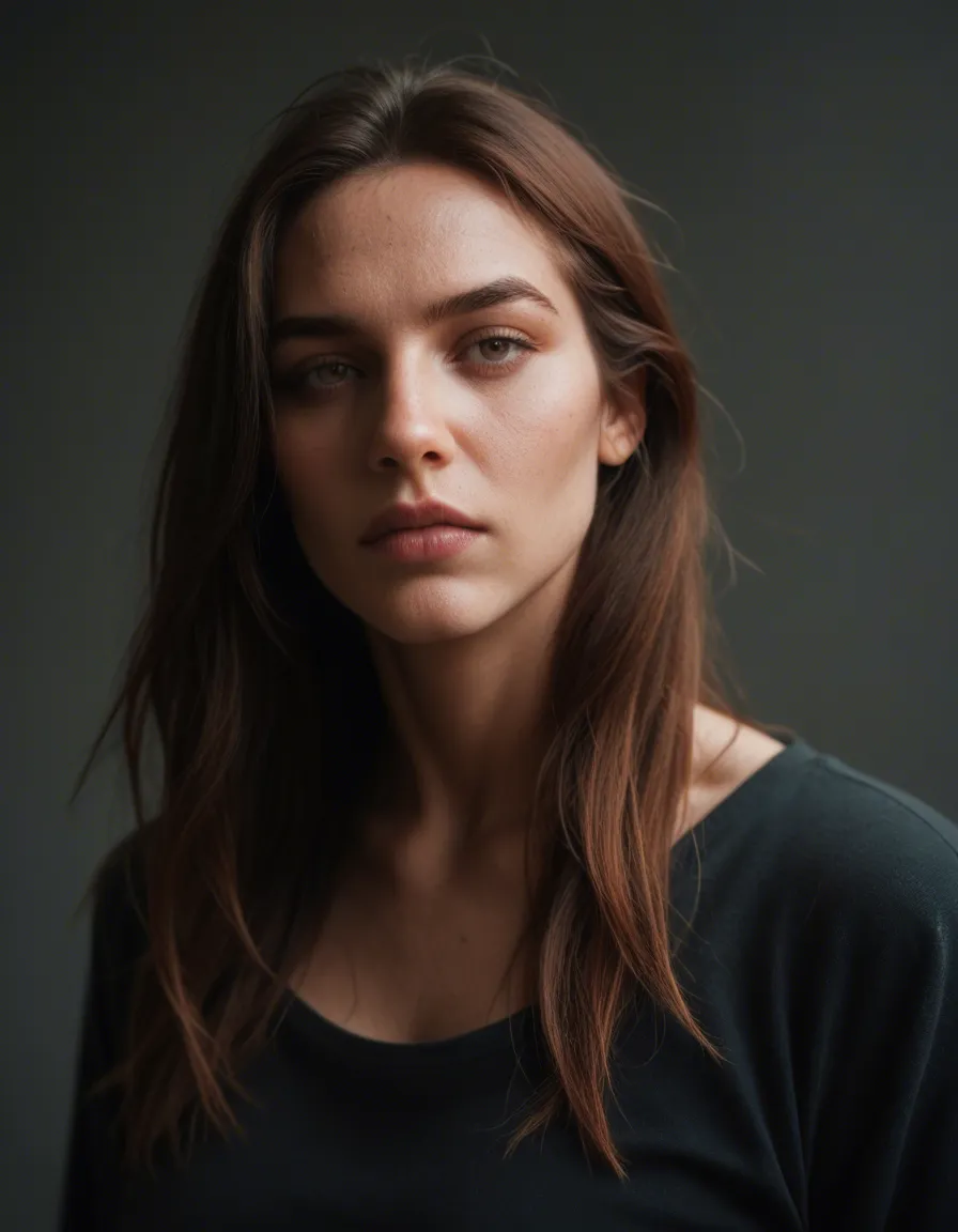 알몸, score_9, score_8, candid photo, realistic skin texture, visible skin pores, film grain, depth of field