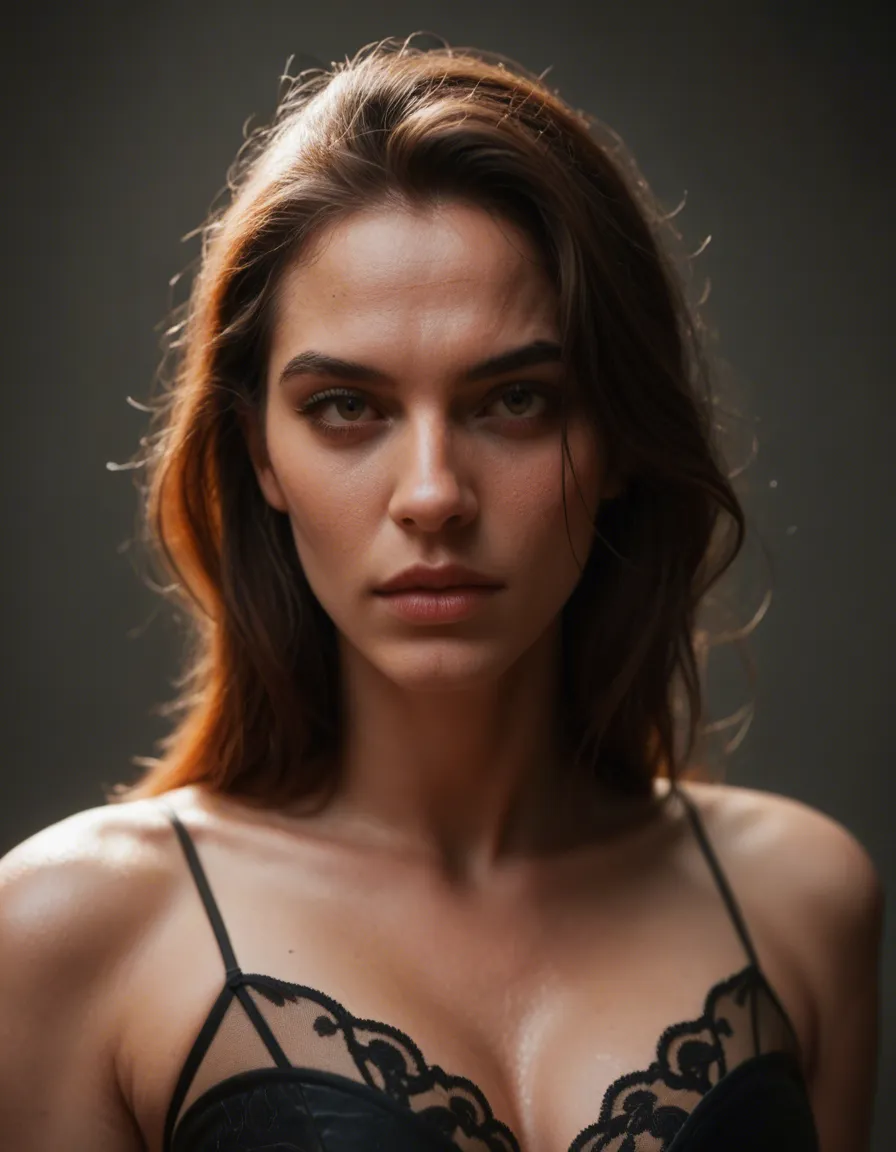 a beautiful girl in a sexy futuristic outfit, score_9, score_8, candid photo, realistic skin texture, visible skin pores, film grain, depth of field, score_9, score_8, candid photo, realistic skin texture, visible skin pores, film grain, depth of field
