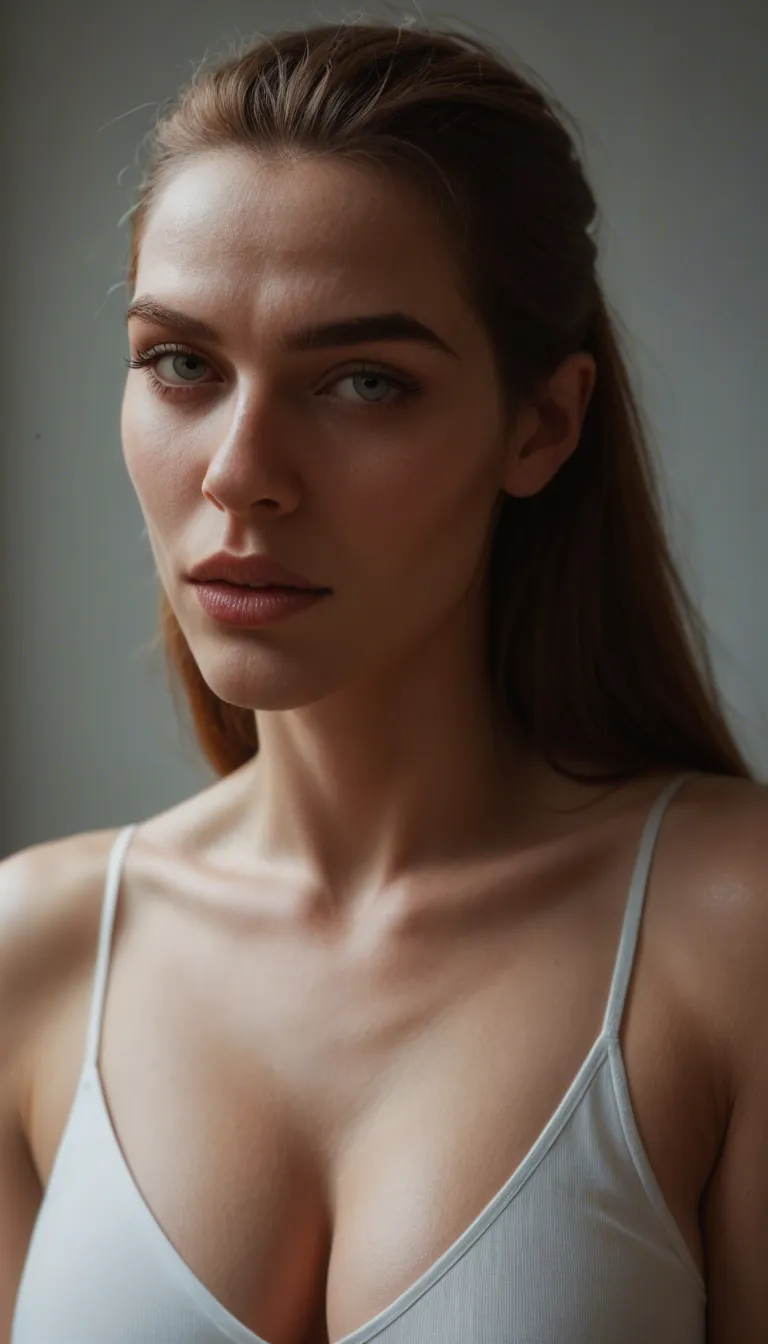 Nahá sexy trans veľké obrovské prsia čierny dvorec a veľký hrubý penis vystríkne na svoje prsia