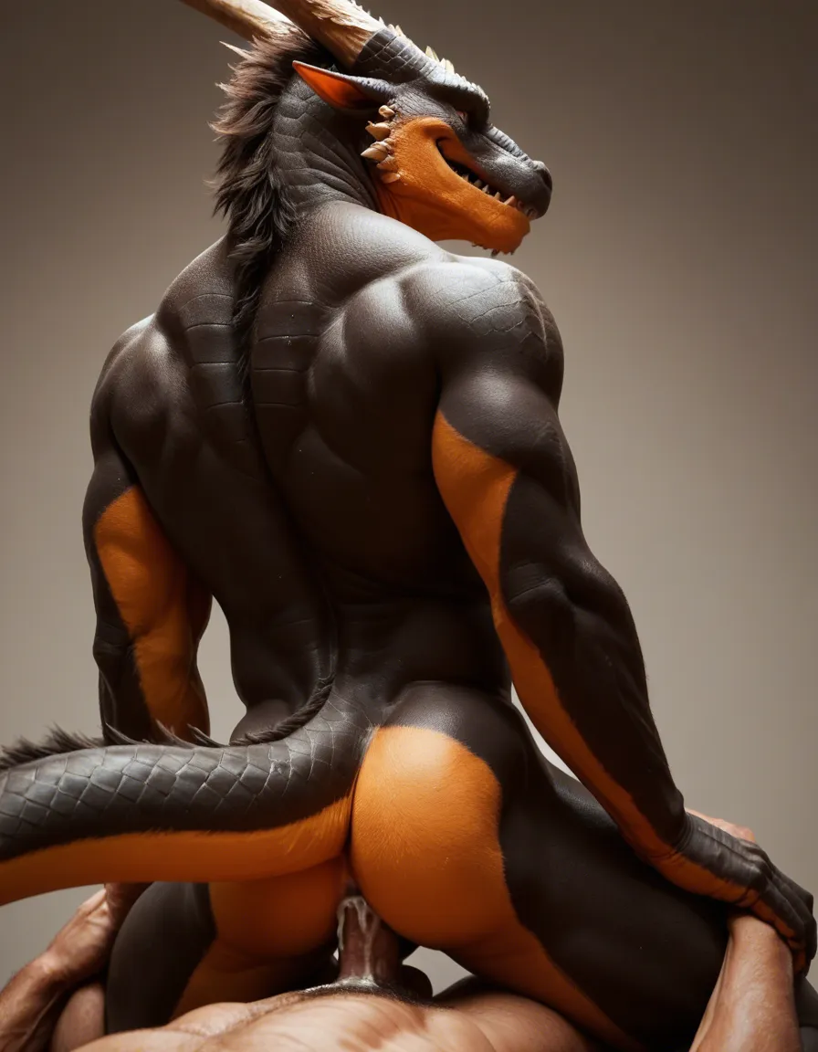 Furry, dragon, male, large_penis, large_pectorals, furry_with_furry,  gay, anal, cum, from_behind , score_9, score_8, candid photo, realistic skin texture, visible skin pores, film grain, depth of field, score_9, score_8, candid photo, realistic skin texture, visible skin pores, film grain, depth of field