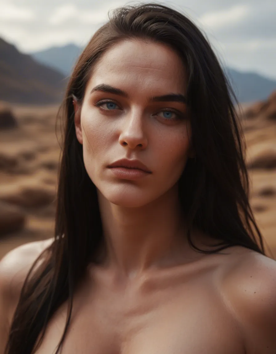 black_hair blue_eyes facial beautiful goddess, score_9, score_8, candid photo, realistic skin texture, visible skin pores, film grain, depth of field