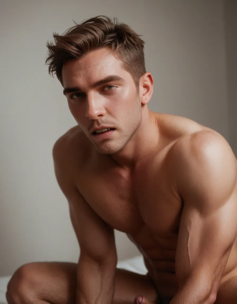 Gay Twink, small penis, getting fucked, score_9, score_8, candid photo, realistic skin texture, visible skin pores, film grain, depth of field