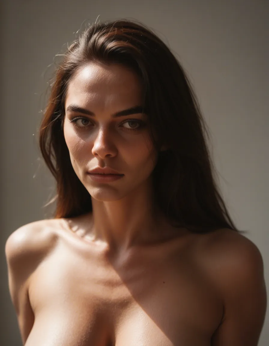 Nude 18, score_9, score_8, candid photo, realistic skin texture, visible skin pores, film grain, depth of field, score_9, score_8, candid photo, realistic skin texture, visible skin pores, film grain, depth of field