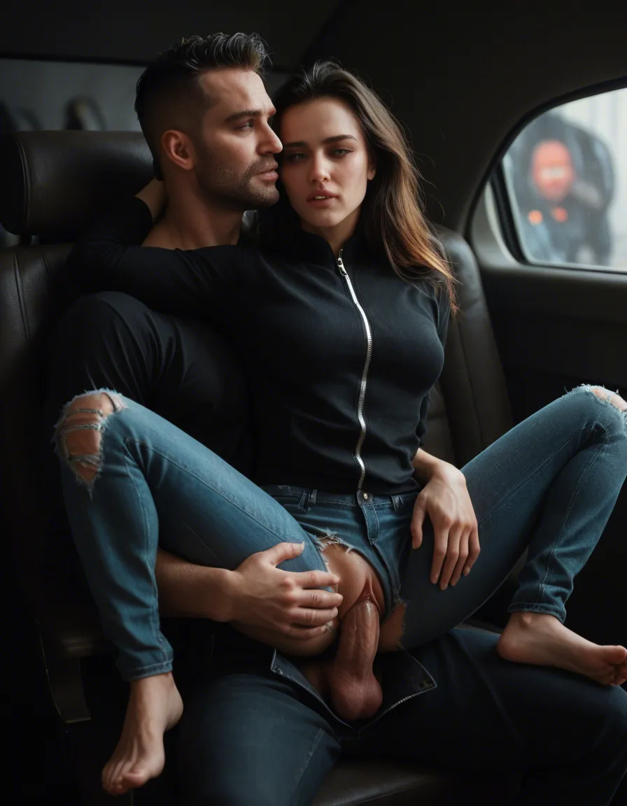 vaginal sex, hi_res,
(big man sitting on chair in movie_theatre), cute young woman 22yo on lap:1.1, open pants dick out trough open zipper, hug, stealth_sex, vaginal sex, detailed face, intricate details, very aesthetic, vaginal sex spread legs, realistic, open zipper, reverse cowgirl, persons to the sides, sundress and spread sexy legs with pumps. Her pussy is stretched to the maximum really hard by the massive cock.woman has head tilted, relaxed fallen asleep face vibes. Rests her hand o her elbow. This medium close-up shot is lit by a harsh camera flash in a dark room., score_9, score_8, candid photo, realistic skin texture, visible skin pores, film grain, depth of field