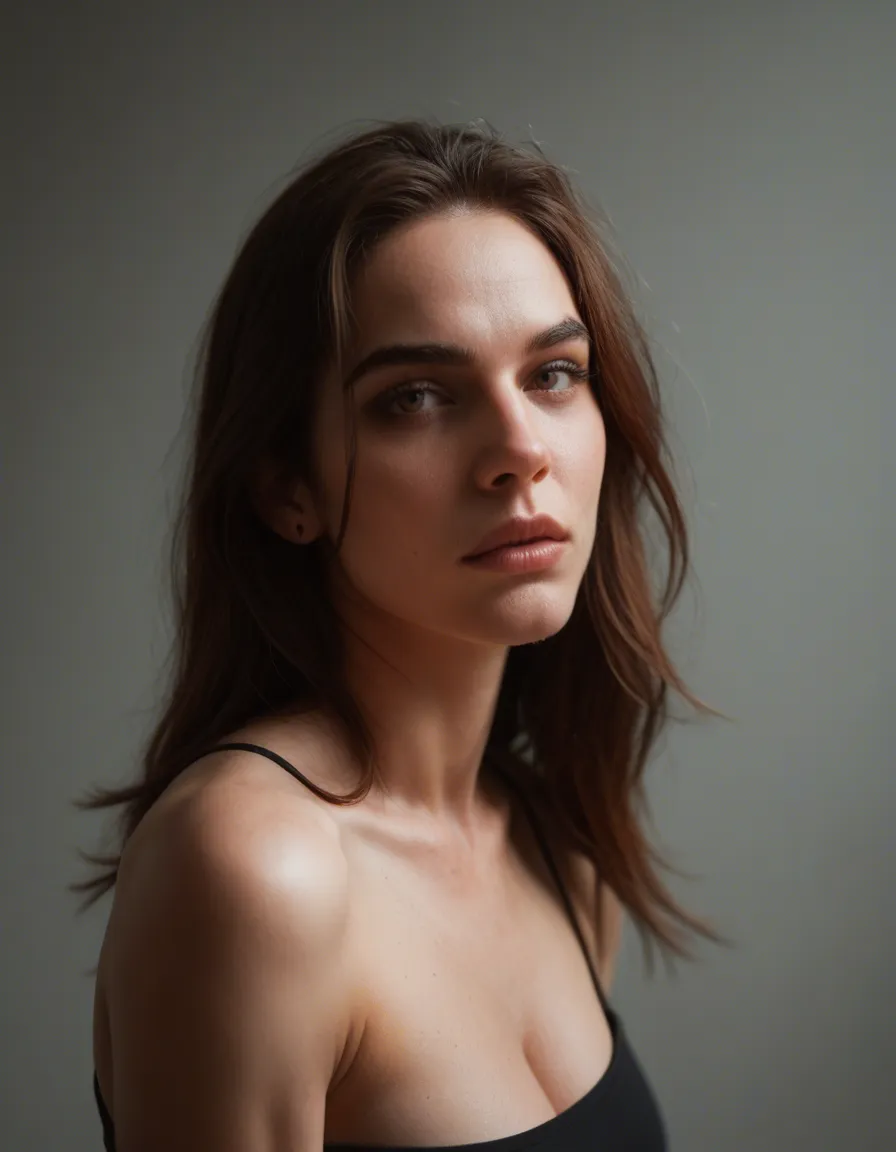 Dickgirl on male_focus, score_9, score_8, candid photo, realistic skin texture, visible skin pores, film grain, depth of field
