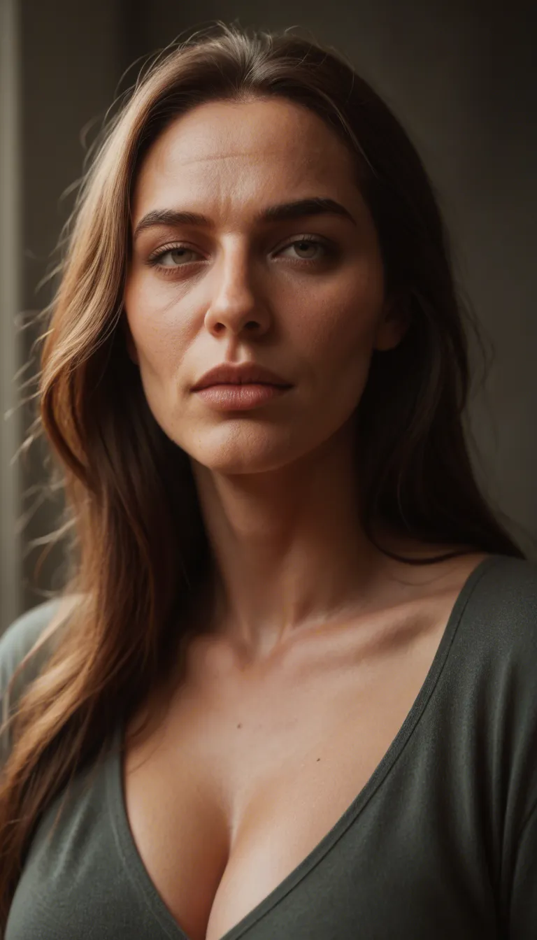 8k, masterpiece, best quality, absurdres, ultra detailed, Expressiveh, mature female, perfect face, symmetrical face, highly detailed eyes, detailed iris, perfect hands, perfect anatomy, cinematic lighting, sharp focus, ultra high res, dynamic angle, masterwork, detailed, depth of field, high detail, very aesthetic, dynamic pose, dynamic angle, adult, aged up, blue eyes, long eyelashes, eyeline, full lips, 

femme fatale , solo, sexy pose, big lips, bangs, 
low angle, messy hair, lying on back across bed, legs up and folded toward chest, fingers hooking waistband of panties pulling them aside, shirt ridden up, heated gaze, soft warm bedroom lighting, (legs folded, panties pulled aside, shirt ridden up, pussy, anus) Momo ayase dan a dan