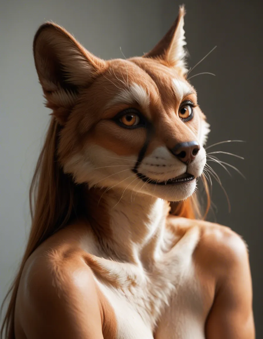 furry_female, score_9, score_8, candid photo, realistic skin texture, visible skin pores, film grain, depth of field