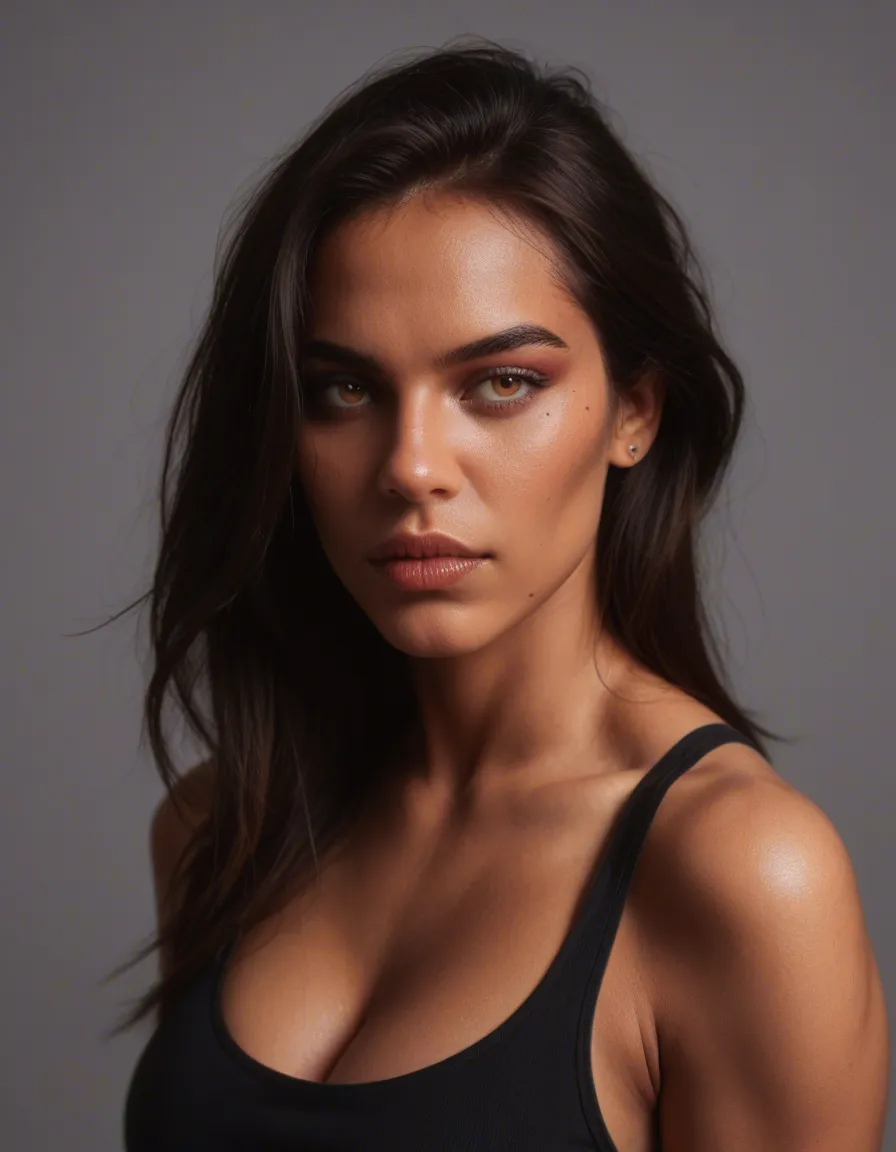 studio quality, sharp focus, demon woman, futanari, mole, transparent background, playful expression, dslr quality, score_9, score_8, candid photo, realistic skin texture, visible skin pores, film grain, depth of field
