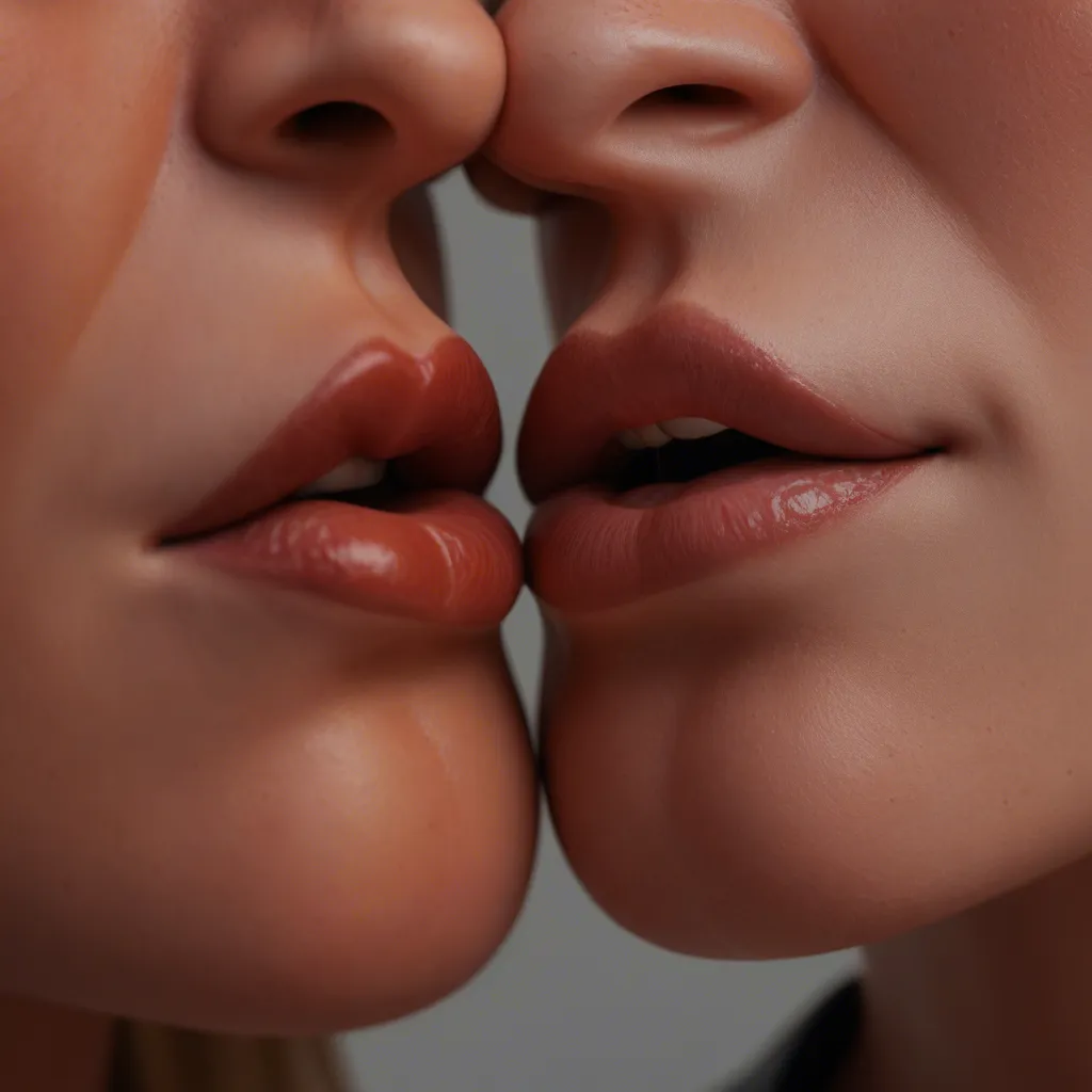 ultra HD, lifelike, demon girl, nail polish, shoes, winking, futanari, close-up, cinematic realism