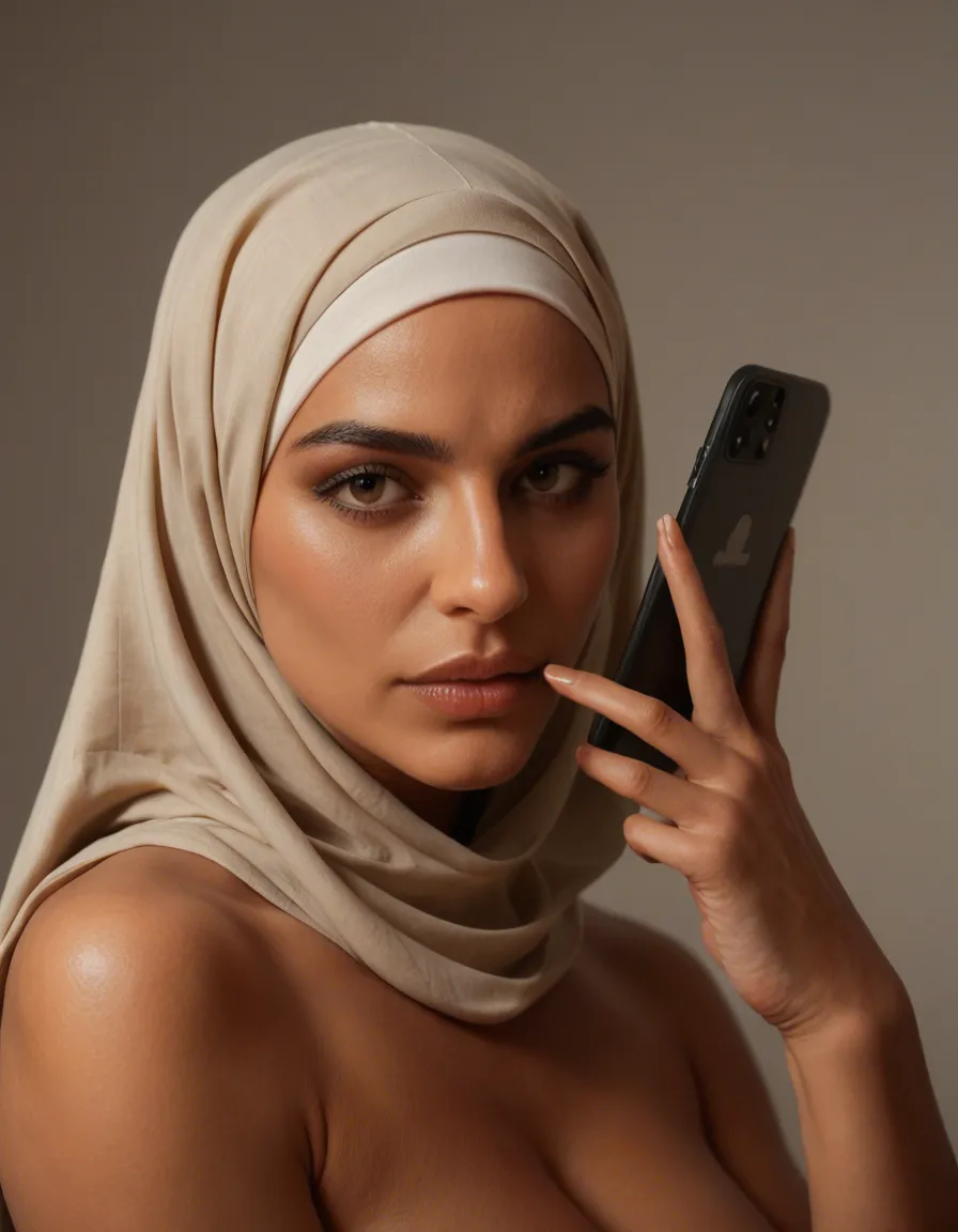 hijab women show her feet soles, score_9, score_8, candid photo, realistic skin texture, visible skin pores, film grain, depth of field, score_9, score_8, amateur photo, phone snapshot, realistic skin texture, skin blemishes, soft indoor lighting