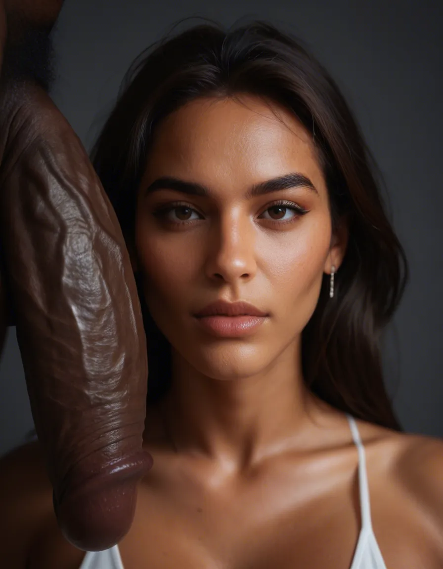 latina on her wedding day cucking her husband with massive black dark long cock, score_9, score_8, candid photo, realistic skin texture, visible skin pores, film grain, depth of field