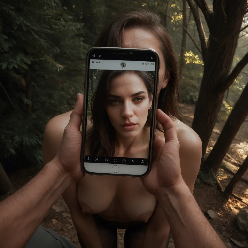 cinematic photo, 8k, standing, pantyhose, doggy style, tree, from above, photorealistic, score_9, score_8, amateur photo, phone snapshot, realistic skin texture, skin blemishes, soft indoor lighting