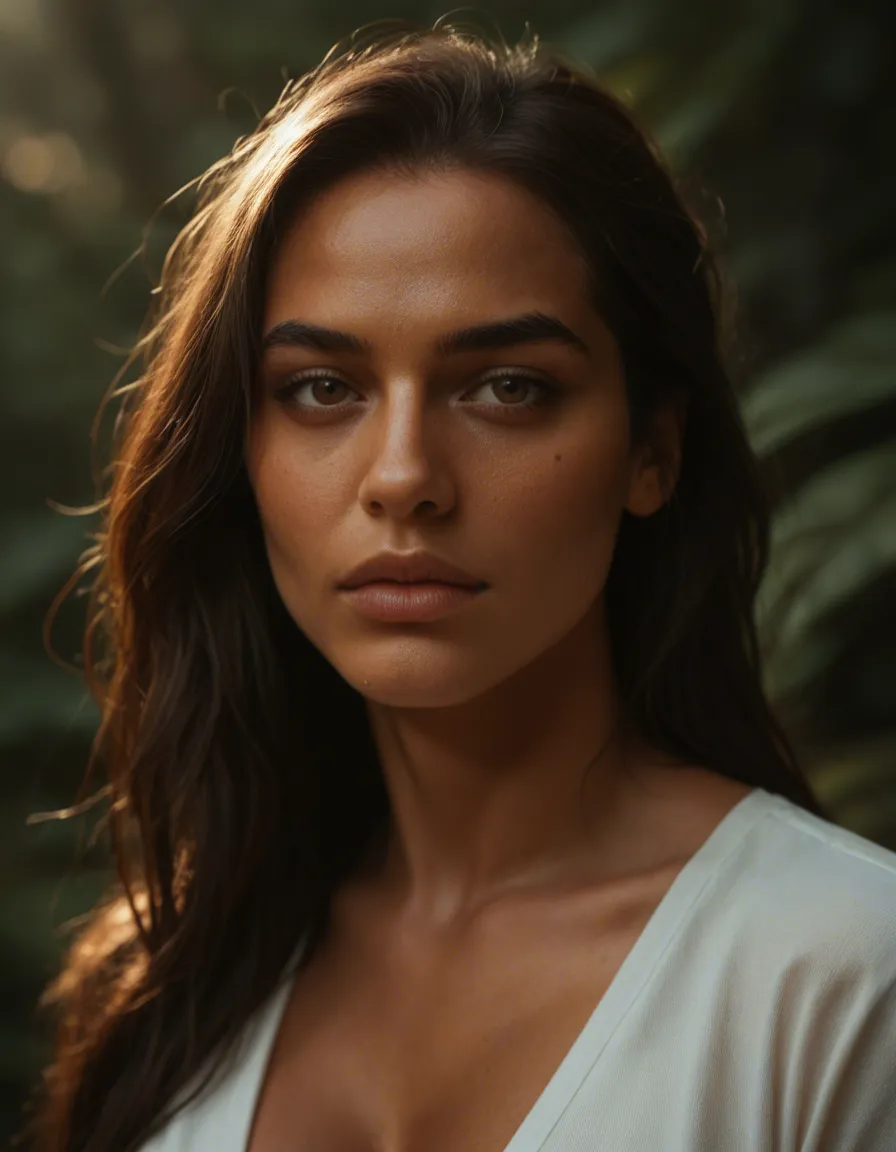 highly detailed, natural lighting, brunette woman, silver in 40s Latina extremely huge boonbs, score_9, score_8, candid photo, realistic skin texture, visible skin pores, film grain, depth of field