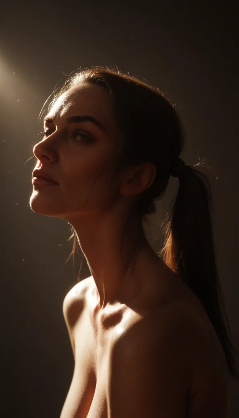 ultra HD, lifelike, milf, twintails, tail, hair pull, soft lighting, dslr quality
