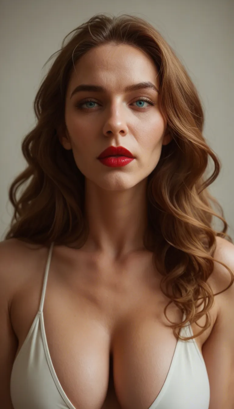 studio quality, sharp focus, voluptuous beautiful milf with huge beasts and elven ears  she has very long bright green wavy hair, 
lipstick, blue eye liner and is happy with big smile, she fingers herself and cums