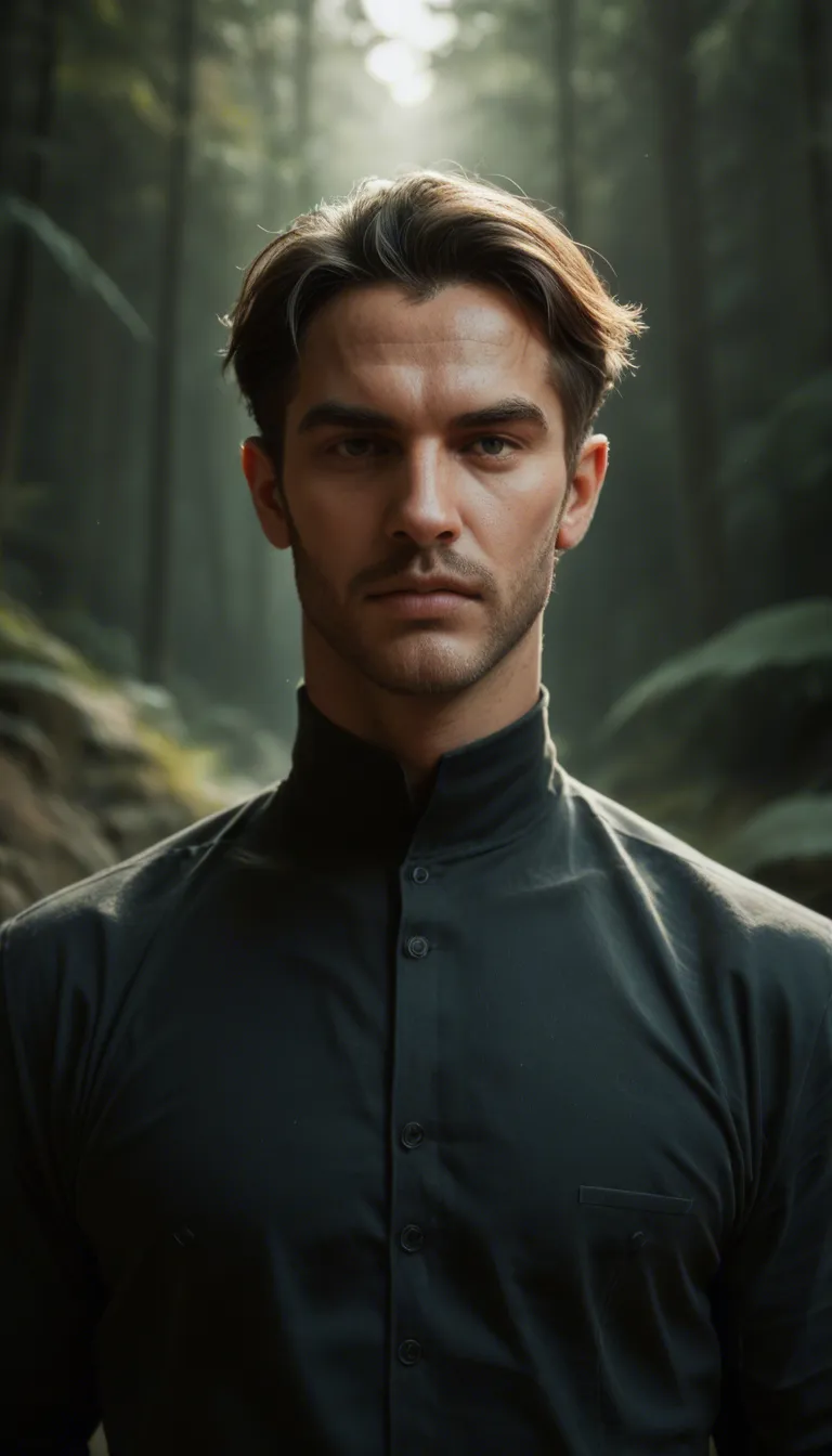 highly detailed, natural lighting, male focus, puffy sleeves, presenting, studio photo