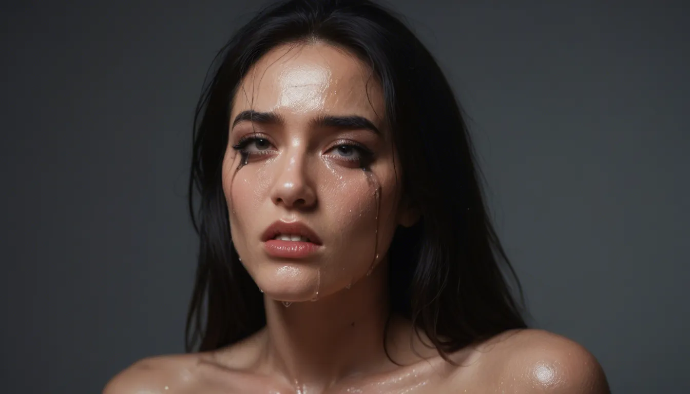 sweaty asian goth
fucked in as in cowgirl with tits visible
crying from pain, score_9, score_8, candid photo, realistic skin texture, visible skin pores, film grain, depth of field