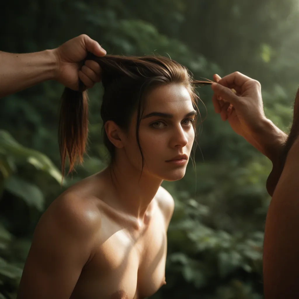 highly detailed, natural lighting, 2boys, hair pull, groin, depth of field, mysterious vibe, studio photo промт