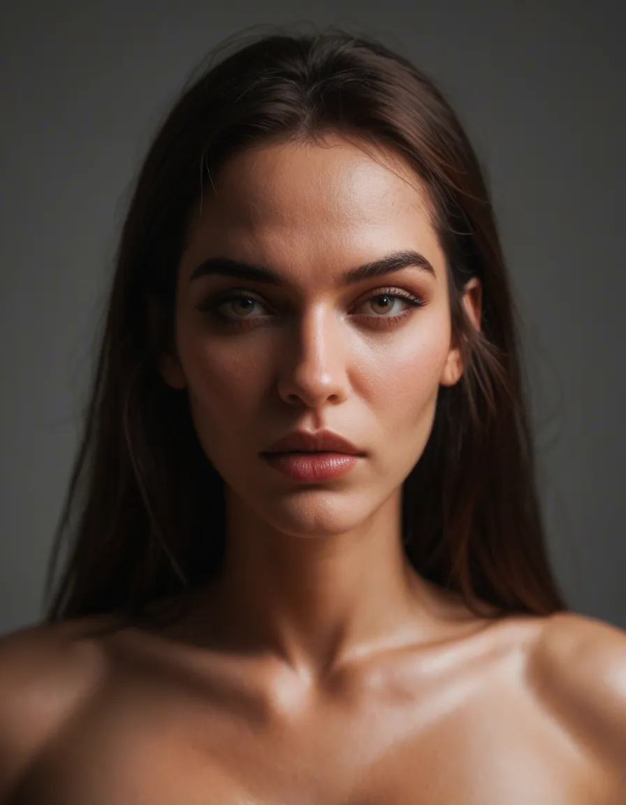 faça ela de ladinho com a buceta e o cuzinho rosa e raspadinho, score_9, score_8, candid photo, realistic skin texture, visible skin pores, film grain, depth of field