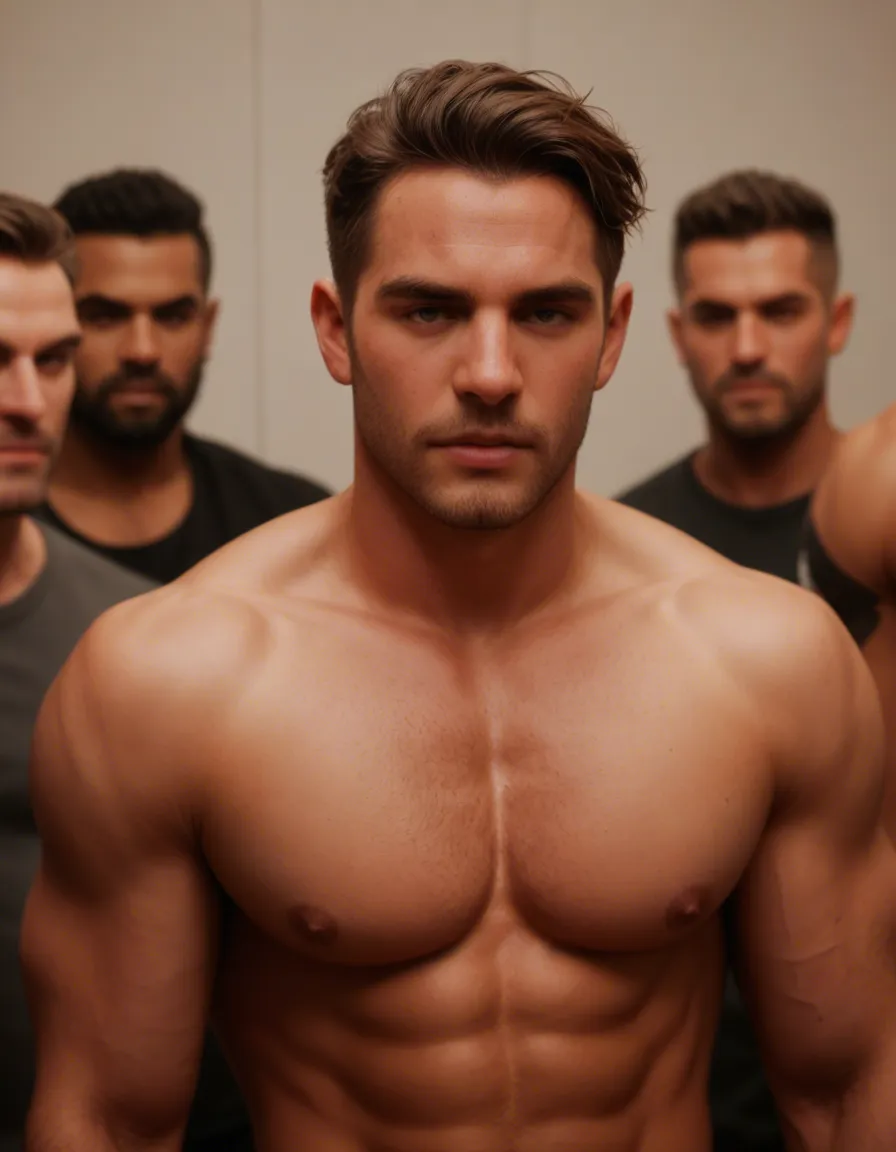 gay twink soccerplayer getan gangbanged by hia teammates in the lockerroom, score_9, score_8, candid photo, realistic skin texture, visible skin pores, film grain, depth of field