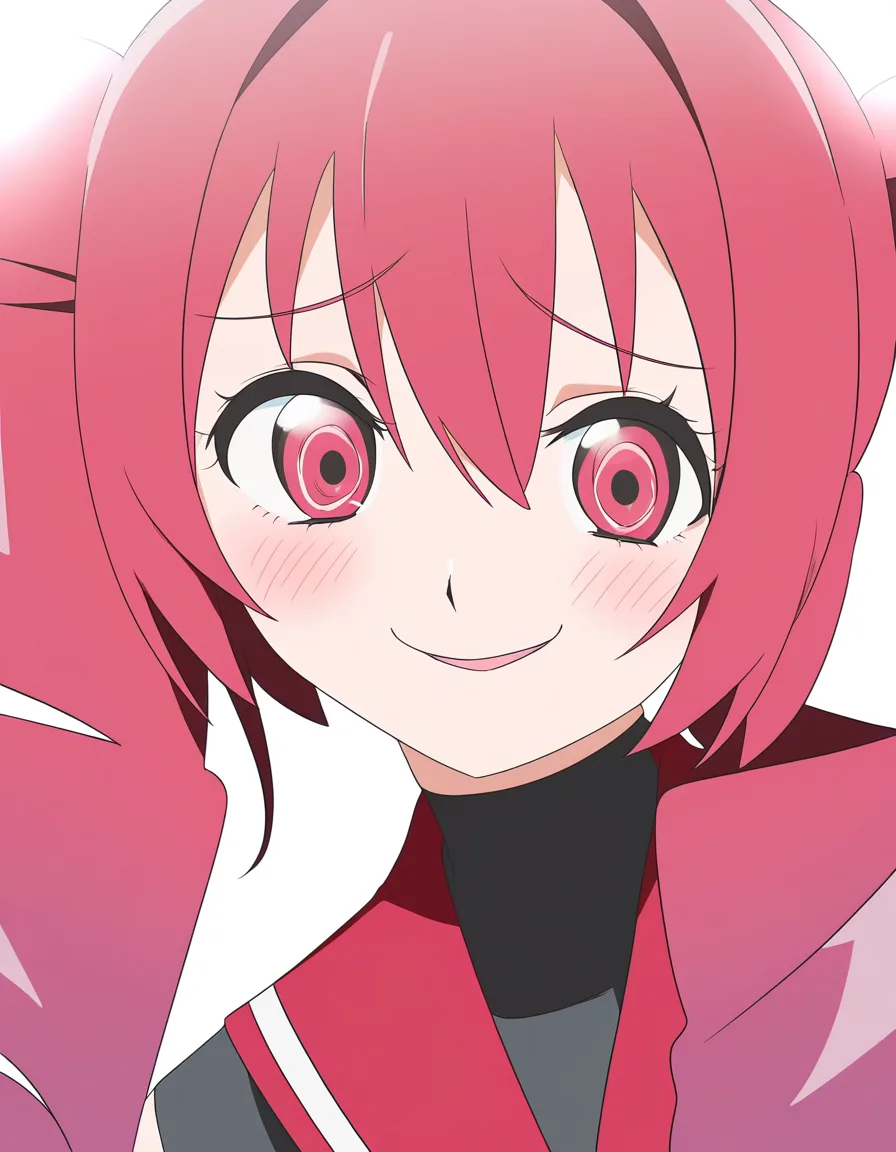 @kasane_teto ass_focus naughty_face 1girl solo blush happy, (anime style:1.3), 2d, anime screencap, cel shading, flat color, @00osamio00