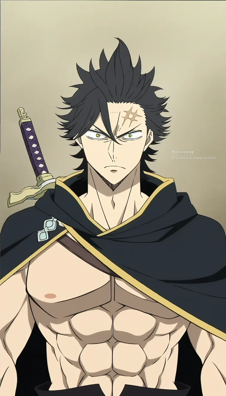Captain Yami Sukehiro from Black Clover, tall muscular dark-skinned man, short black spiky hair, scar across forehead, intense golden eyes, shirtless or in torn black cloak, detailed anime style, [explicit action/scene you want], high quality hentai, uncensored”
Refine with tags like “muscular body, defined abs, katana nearby, Black Clover art style, detailed male_focus