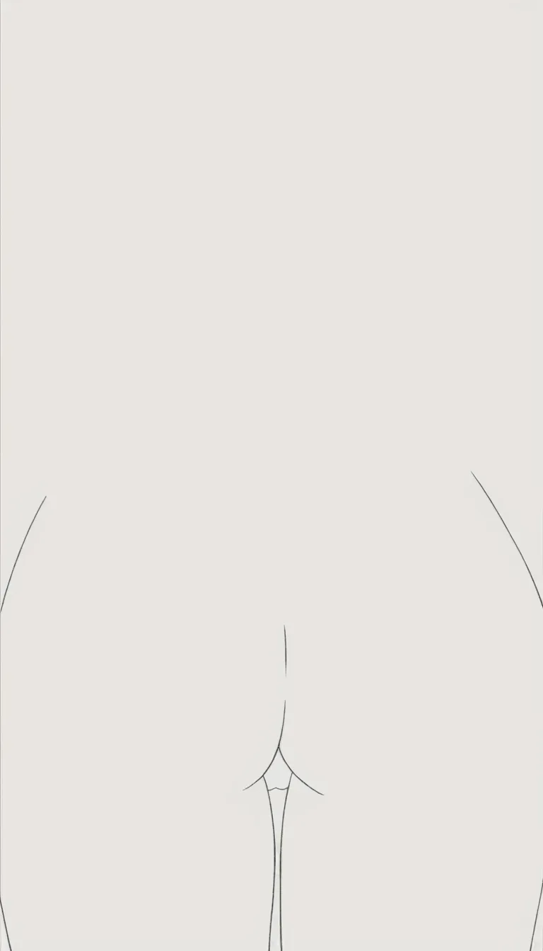 Girl naked, shake ass, ass pov