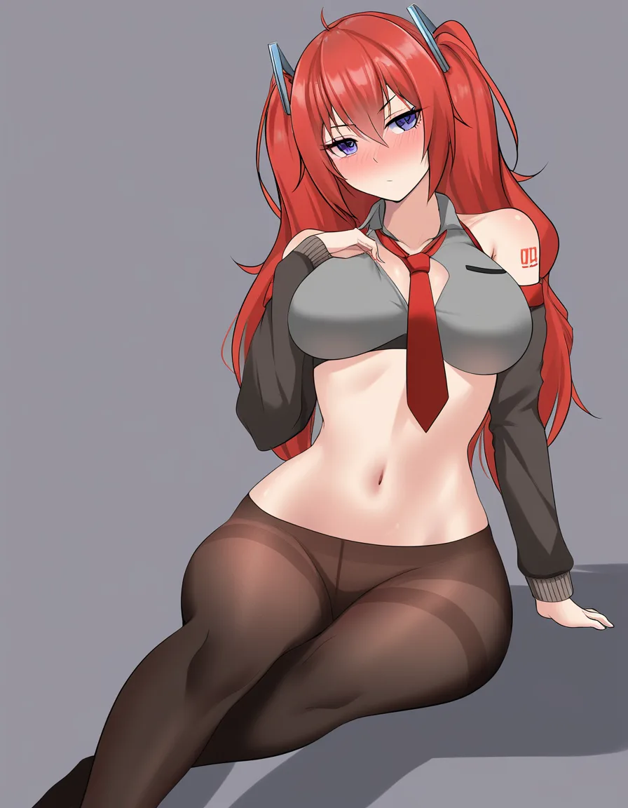 @makise_kurisu /masterpiece /best_quality /ultra_detailed blush, hentai_studio_quality