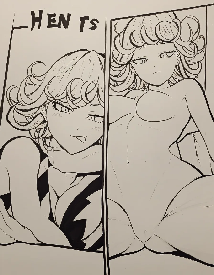 Tatsumaki ass one punch comic, hentai_studio_quality
