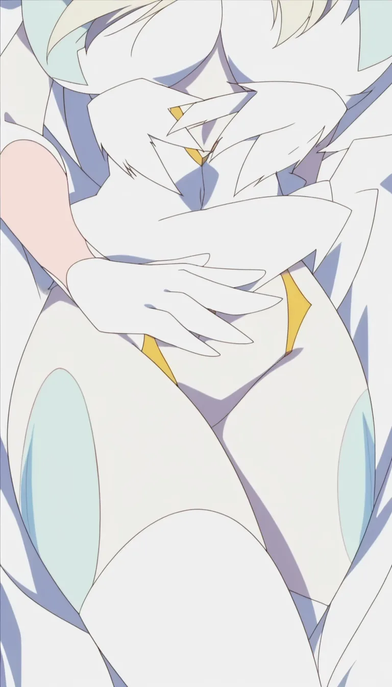 Soft anime,  a girl in a runin steamy shower, tied up by the hands and thighs, lifted off the ground, completely naked.  With a second girl spreading her pussy and licking her clit while shoving a small dildo in and out her ass while she cum_in_mouth